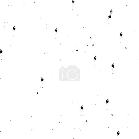 Illustration for Monochrome grunge texture, rough pattern - Royalty Free Image