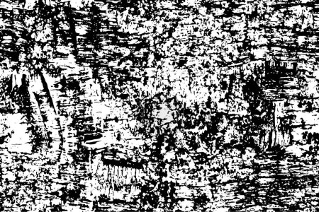 Ilustración de Textura grunge monocromática, patrón ruidoso - Imagen libre de derechos