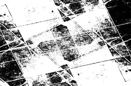 Illustration for Black and white grunge texture, noisy pattern - Royalty Free Image