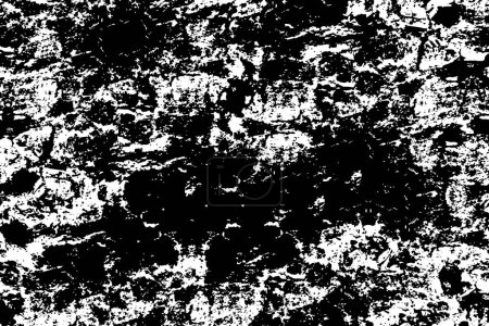 Ilustración de Textura grunge en blanco y negro, patrón ruidoso - Imagen libre de derechos