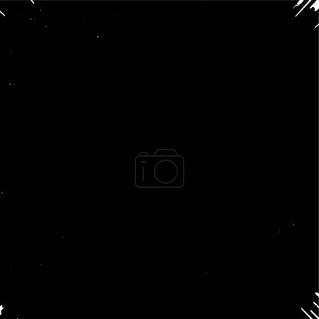 Illustration for Black and white texture. grunge abstract vector surface - Royalty Free Image