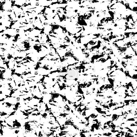 Ilustración de Fondo texturizado grunge abstracto monocromo - Imagen libre de derechos