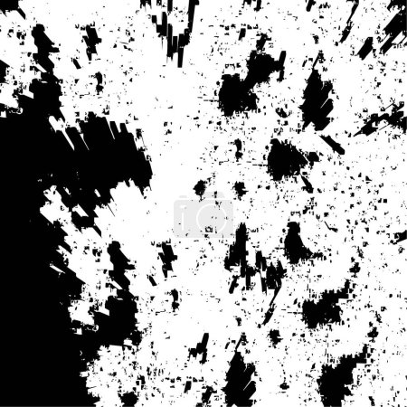 Ilustración de Fondo abstracto. Textura grunge. Blanco y negro. Ilustración vectorial - Imagen libre de derechos