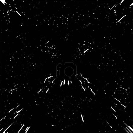 Ilustración de Fondo grunge abstracto. Blanco y negro. Ilustración vectorial - Imagen libre de derechos