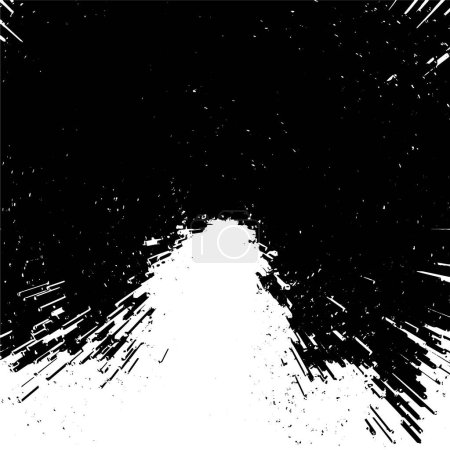 Illustration for Vector illustration. black and white abstract grunge background. - Royalty Free Image