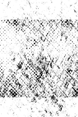Illustration for Monochrome abstract grunge textured background - Royalty Free Image