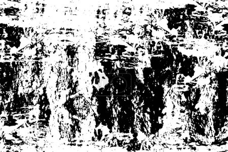 Illustration for Black and white abstract grunge background, texture - Royalty Free Image