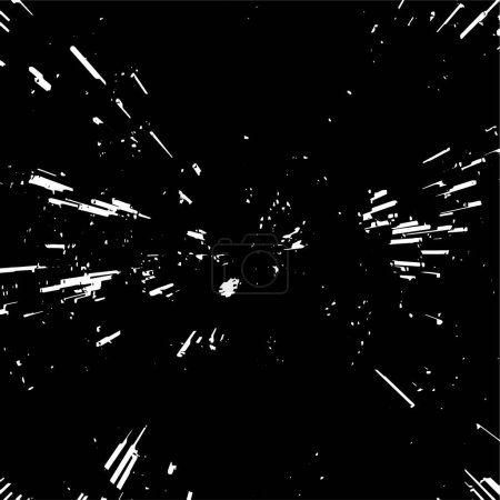 Ilustración de Black and white grunge background. abstract monochrome texture. vector illustration - Imagen libre de derechos