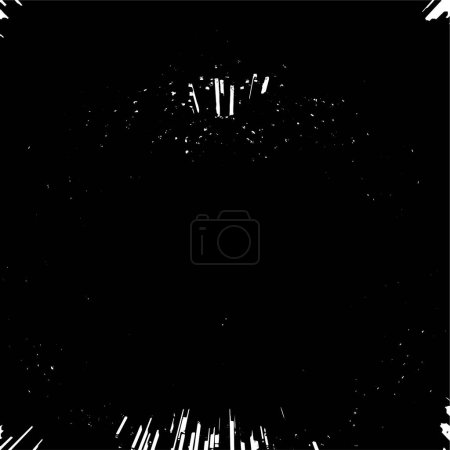 Illustration for Black and white grunge background. abstract monochrome texture. vector illustration - Royalty Free Image