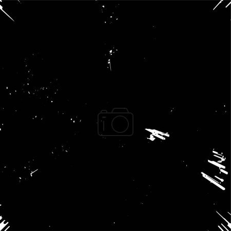 Illustration for Abstract black and white grunge background. vector illustration - Royalty Free Image