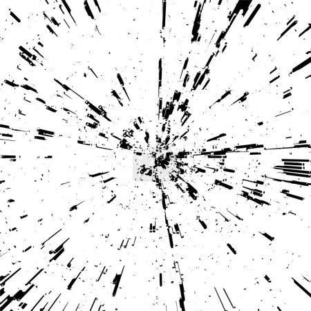 Ilustración de Fondo abstracto en blanco y negro. textura monocromática. ilustración vectorial - Imagen libre de derechos
