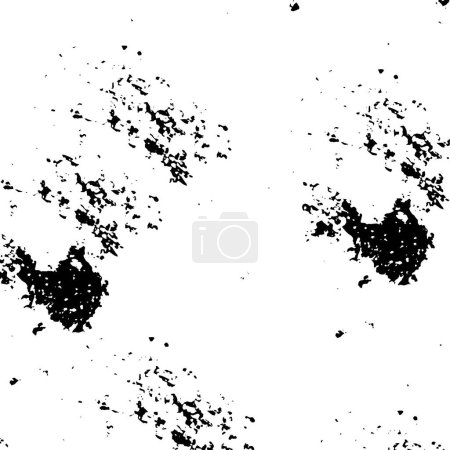 Téléchargez les illustrations : Abstrait noir - texture grunge blanche - en licence libre de droit