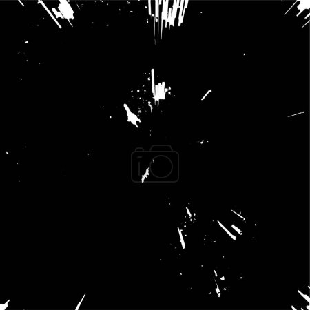 Illustration for Abstract black and white background. monochrome texture. vector illustration - Royalty Free Image