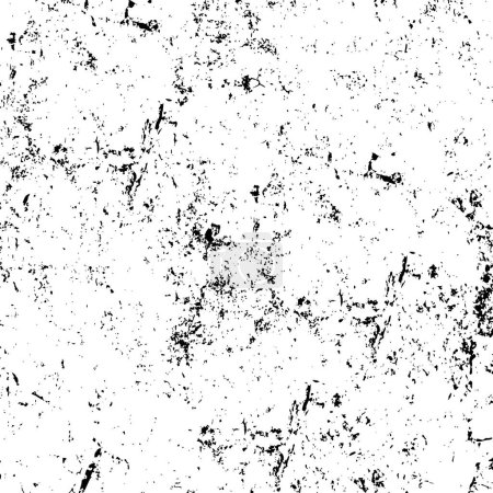 Illustration for Background of black and white. Abstract pattern of monochrome elements texture. Grunge for design or printing. - Royalty Free Image