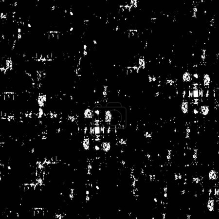 Photo for Black and white pattern with abstract grunge texture - Royalty Free Image