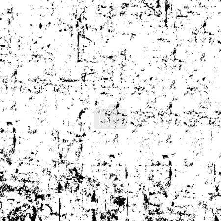 Illustration for Monochrome pattern with abstract grunge texture - Royalty Free Image