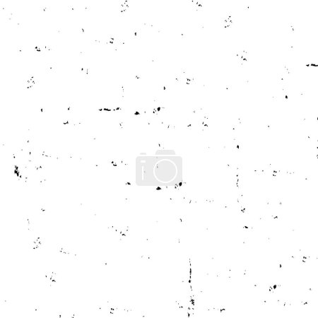 Illustration for Abstract monochrome pattern composed of geometric shapes. grunge texture - Royalty Free Image