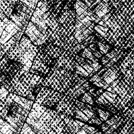 Ilustración de Plantilla de textura vectorial en blanco y negro grunge. - Imagen libre de derechos