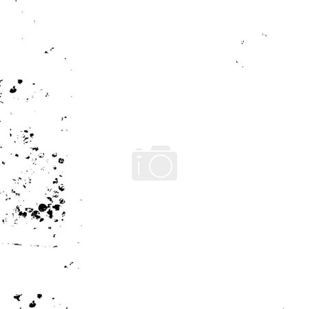 Illustration for Distressed overlay texture of dust metal, cracked peeled asphalt - Royalty Free Image