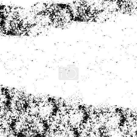 Illustration for Abstract background. monochrome texture. black and white textured background. - Royalty Free Image