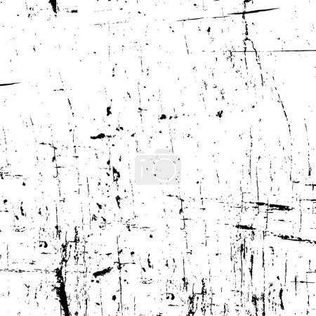 Illustration for Grunge texture. black and white rough texture. vector - Royalty Free Image
