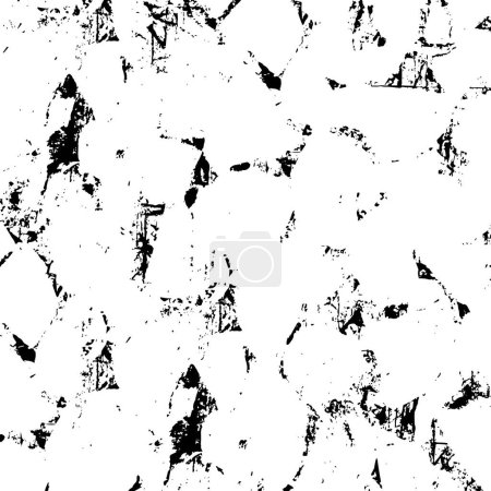 Illustration for Black and white abstract background, grunge texture. Vector illustration - Royalty Free Image