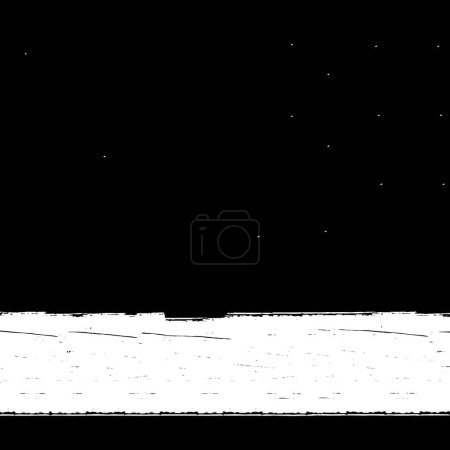 Ilustración de Ilustración vectorial de la textura grunge en blanco y negro. fondo abstracto - Imagen libre de derechos