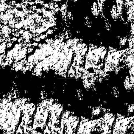 Ilustración de Fondo grunge abstracto. Fondo texturizado en blanco y negro - Imagen libre de derechos