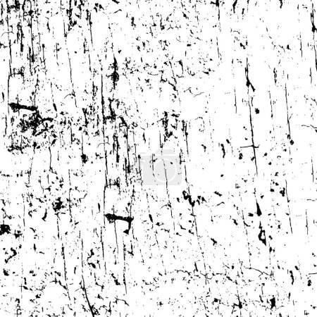 Téléchargez les illustrations : Fond grunge noir et blanc. texture grunge. fond de mur - en licence libre de droit