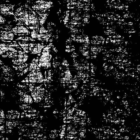 Ilustración de Grunge fondo abstracto en blanco y negro. Ilustración vectorial - Imagen libre de derechos