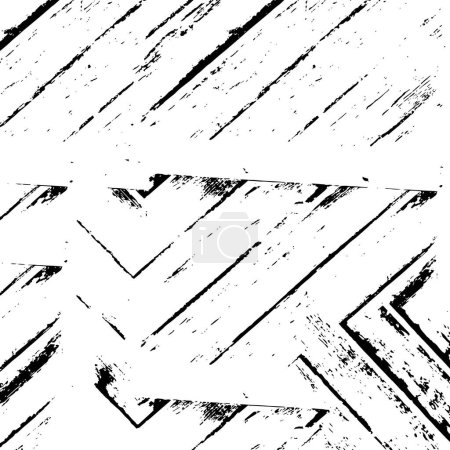 Ilustración de Textura grunge, fondo abstracto en blanco y negro. ilustración vectorial - Imagen libre de derechos