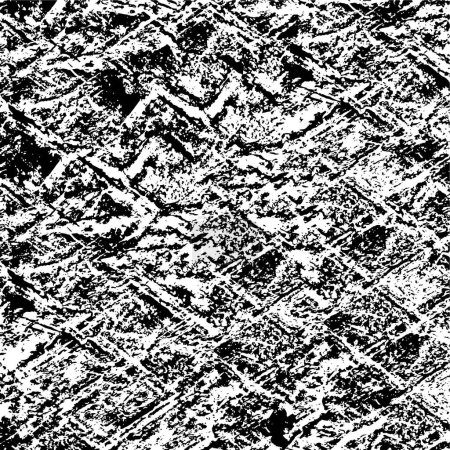 Téléchargez les illustrations : Abstrait fond grunge. texture noir et blanc. illustration vectorielle - en licence libre de droit