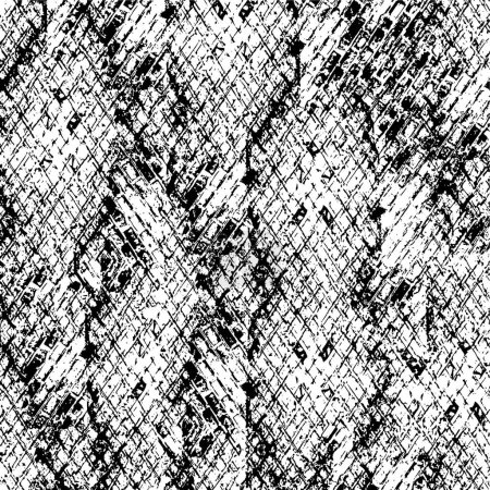 Illustration for Black and white background. abstract monochrome texture. - Royalty Free Image