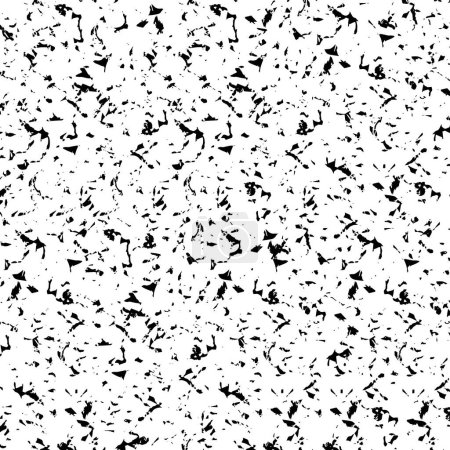 Ilustración de Patrón abstracto con trazos en blanco y negro - Imagen libre de derechos