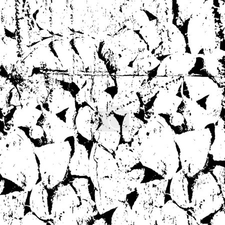 Ilustración de Fondo texturizado en blanco y negro abstracto. Textura monocromática
. - Imagen libre de derechos