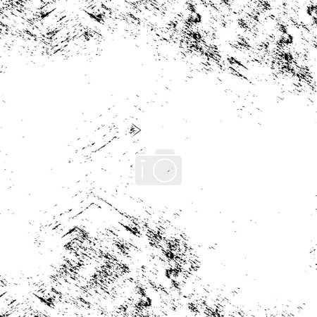 Ilustración de Fondo monocromo abstracto. textura en blanco y negro. Ilustración vectorial - Imagen libre de derechos
