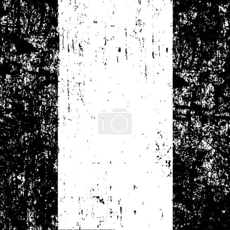 Téléchargez les illustrations : Abstrait grunge noir et blanc modèle pour l'arrière-plan - en licence libre de droit