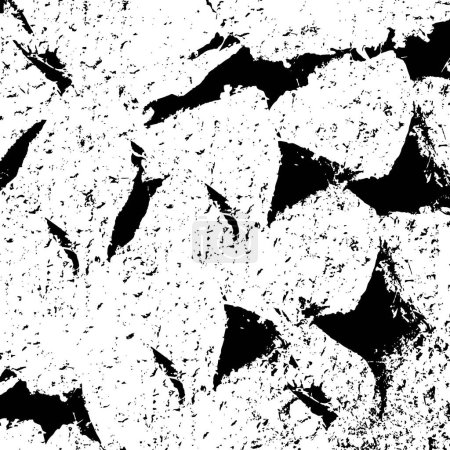 Illustration for Monochrome abstract texture. black and white tones - Royalty Free Image