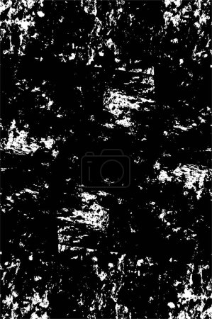 Illustration for Distressed texture in black and white background, grunge background. abstract halftone vector illustration. texture. graphic - Royalty Free Image