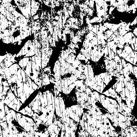 Illustration for Grunge background. black and white texture. - Royalty Free Image