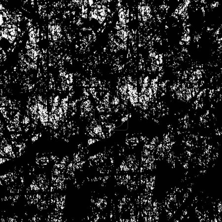Photo for Abstract black and white rough texture, vector illustration - Royalty Free Image