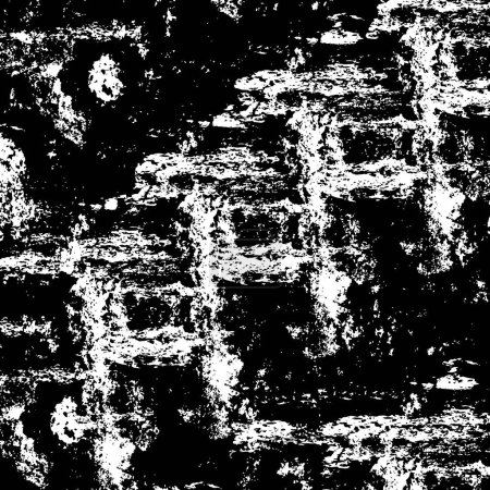 Photo for Grunge background of black and white horizontal. Abstract texture for design and decoration. Black and white mixed stains, cracks, chips. Vintage old texture monochrome black and white - Royalty Free Image