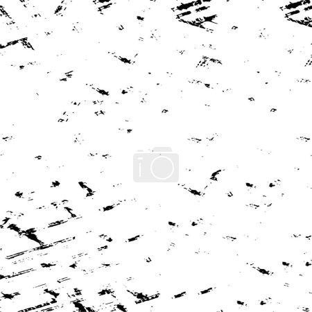 Ilustración de Partículas caóticas de tinta grunge. Textura abstracta con grano y mancha. Salpicaduras de pintura - Imagen libre de derechos