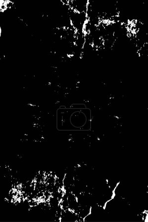 Illustration for Black and white graphic background with messy elements. Monochrome wallpaper with simple design. - Royalty Free Image