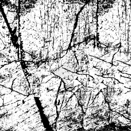 Illustration for Black and white texture, grunge background - Royalty Free Image