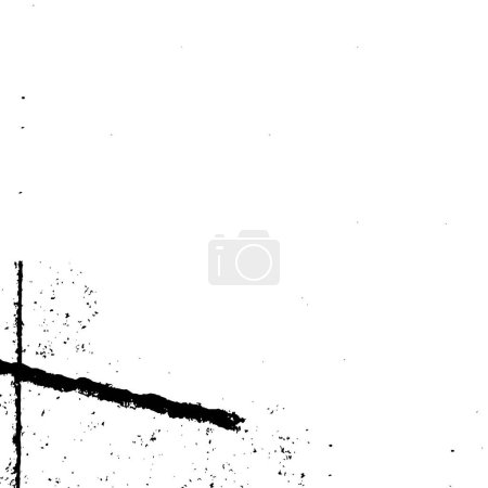 Ilustración de Black and white texture, grunge background - Imagen libre de derechos