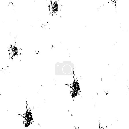 Téléchargez les illustrations : Black and white texture, grunge background - en licence libre de droit