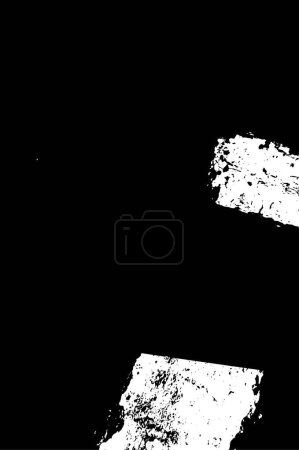 Illustration for Graphic background with messy elements. Monochrome wallpaper with simple design. - Royalty Free Image