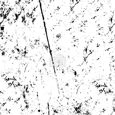 Ilustración de La textura en blanco y negro de la suciedad, patatas fritas, rasguños - Imagen libre de derechos