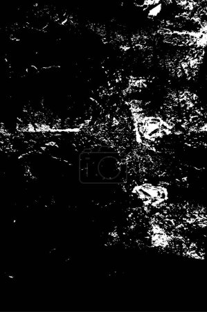 Illustration for Abstract black and white grunge template for background - Royalty Free Image